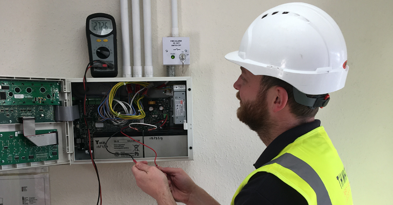 fire and security system monitoring