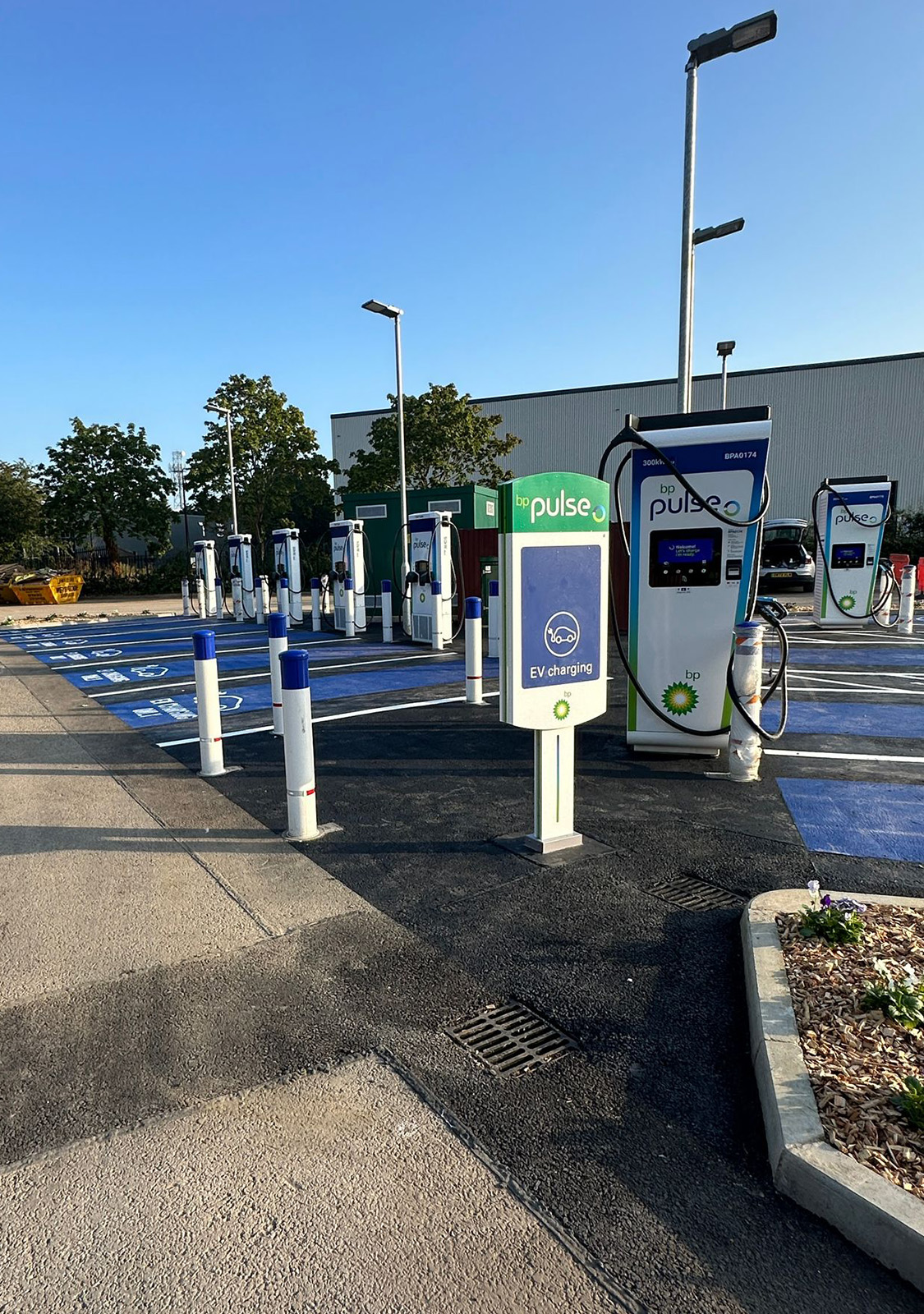 M&S EV charger station