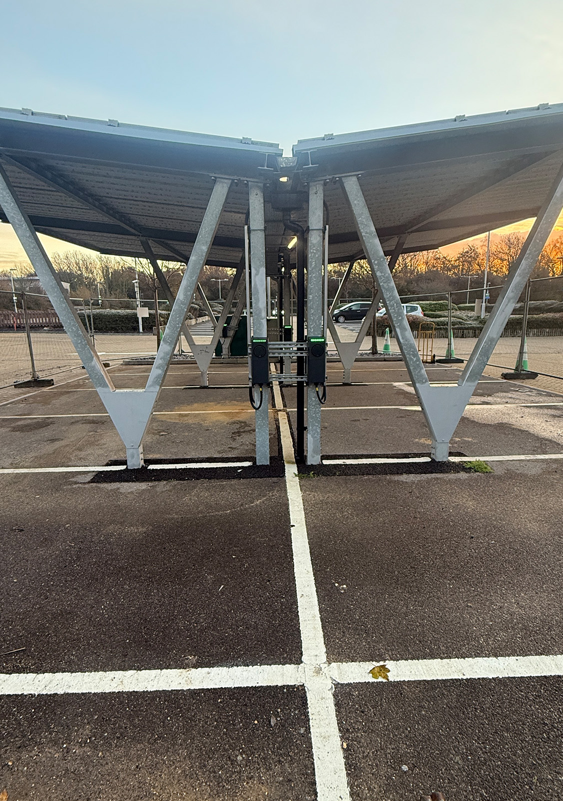 Solar EV charging station